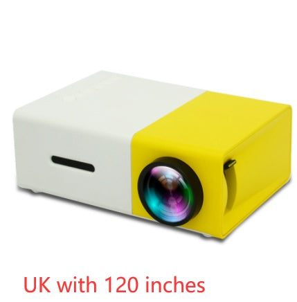 Proiettore Portatile 3D Hd Led Cinema Home Theater Compatibile HDMI Proiettore Audio Usb Yg300 Mini Proiettore