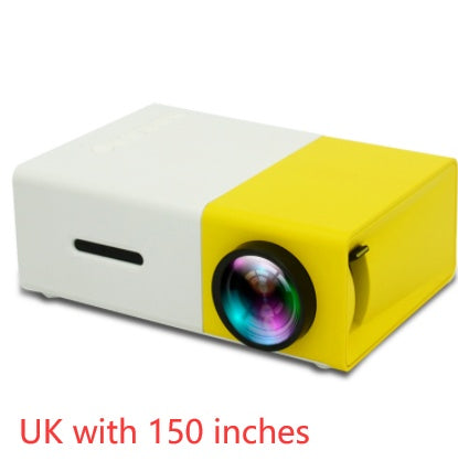 Proiettore Portatile 3D Hd Led Cinema Home Theater Compatibile HDMI Proiettore Audio Usb Yg300 Mini Proiettore