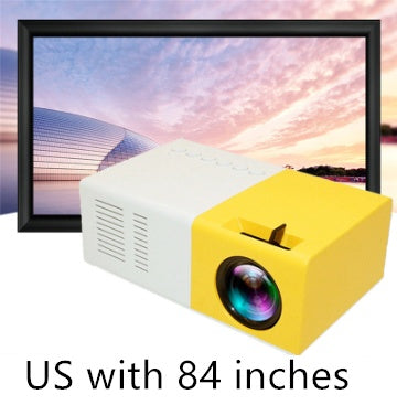 Proiettore Portatile 3D Hd Led Cinema Home Theater Compatibile HDMI Proiettore Audio Usb Yg300 Mini Proiettore