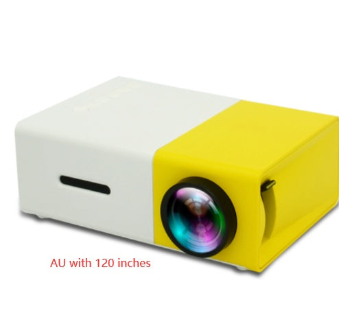 Proiettore Portatile 3D Hd Led Cinema Home Theater Compatibile HDMI Proiettore Audio Usb Yg300 Mini Proiettore
