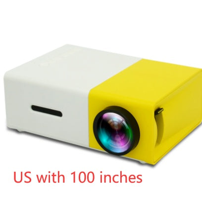 Proiettore Portatile 3D Hd Led Cinema Home Theater Compatibile HDMI Proiettore Audio Usb Yg300 Mini Proiettore