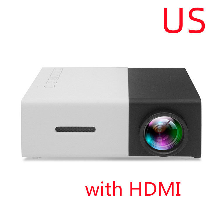 Proiettore Portatile 3D Hd Led Cinema Home Theater Compatibile HDMI Proiettore Audio Usb Yg300 Mini Proiettore