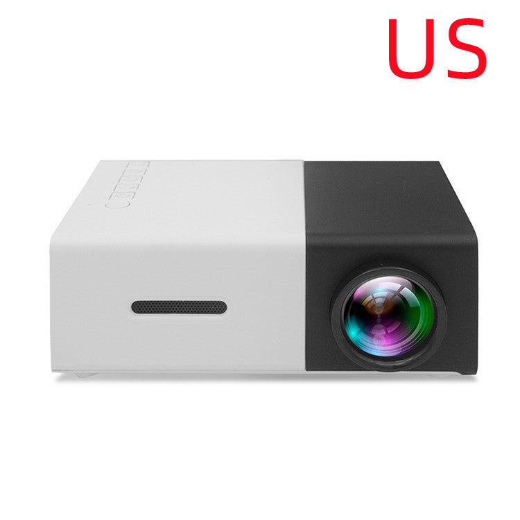 Proiettore Portatile 3D Hd Led Cinema Home Theater Compatibile HDMI Proiettore Audio Usb Yg300 Mini Proiettore