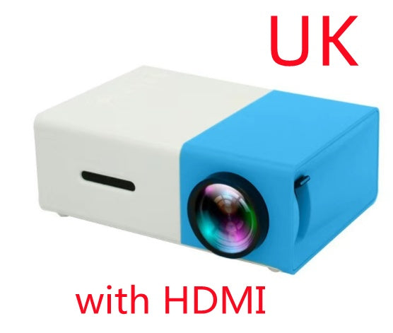 Proiettore Portatile 3D Hd Led Cinema Home Theater Compatibile HDMI Proiettore Audio Usb Yg300 Mini Proiettore