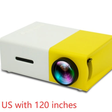 Proiettore Portatile 3D Hd Led Cinema Home Theater Compatibile HDMI Proiettore Audio Usb Yg300 Mini Proiettore
