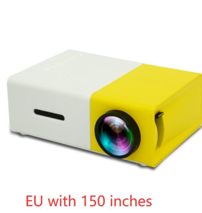Proiettore Portatile 3D Hd Led Cinema Home Theater Compatibile HDMI Proiettore Audio Usb Yg300 Mini Proiettore