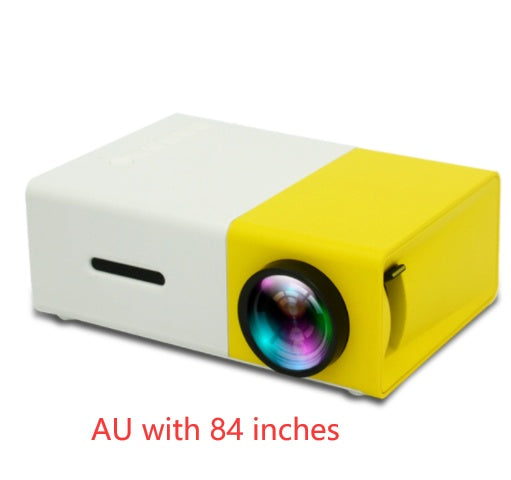 Proiettore Portatile 3D Hd Led Cinema Home Theater Compatibile HDMI Proiettore Audio Usb Yg300 Mini Proiettore