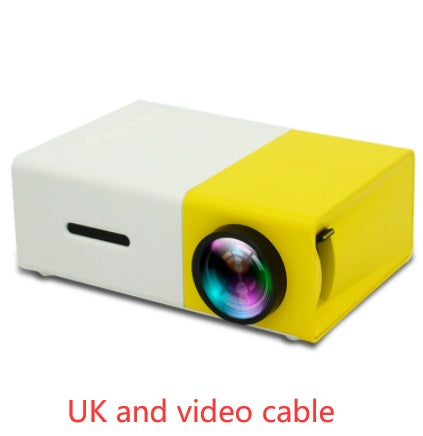 Proiettore Portatile 3D Hd Led Cinema Home Theater Compatibile HDMI Proiettore Audio Usb Yg300 Mini Proiettore