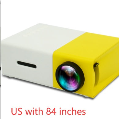 Proiettore Portatile 3D Hd Led Cinema Home Theater Compatibile HDMI Proiettore Audio Usb Yg300 Mini Proiettore