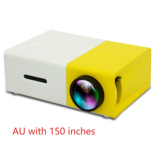 Proiettore Portatile 3D Hd Led Cinema Home Theater Compatibile HDMI Proiettore Audio Usb Yg300 Mini Proiettore