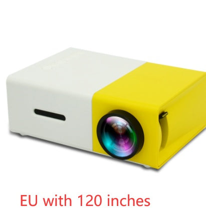 Proiettore Portatile 3D Hd Led Cinema Home Theater Compatibile HDMI Proiettore Audio Usb Yg300 Mini Proiettore