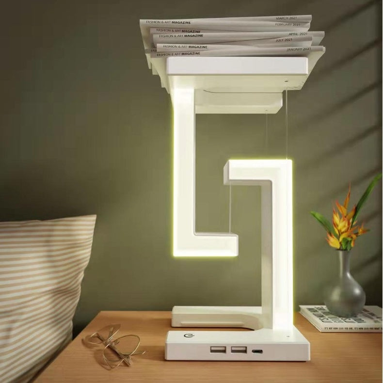 Lampada da tavolo a sospensione wireless per smartphone creativa, lampada per casa