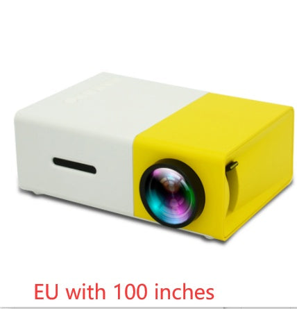 Proiettore Portatile 3D Hd Led Cinema Home Theater Compatibile HDMI Proiettore Audio Usb Yg300 Mini Proiettore