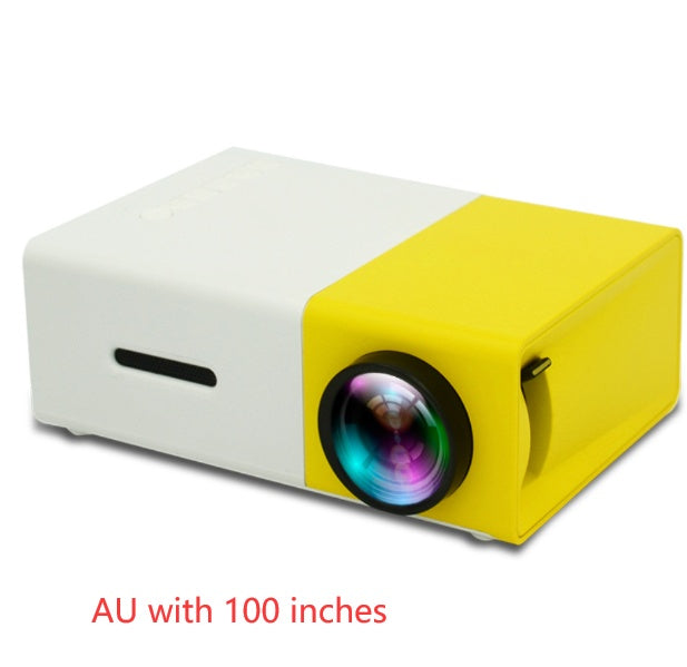 Proiettore Portatile 3D Hd Led Cinema Home Theater Compatibile HDMI Proiettore Audio Usb Yg300 Mini Proiettore