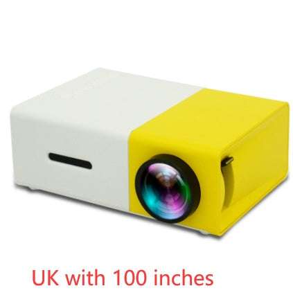 Proiettore Portatile 3D Hd Led Cinema Home Theater Compatibile HDMI Proiettore Audio Usb Yg300 Mini Proiettore